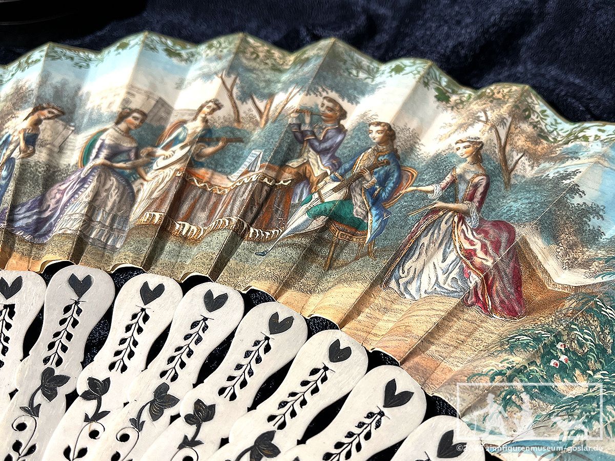 Detail eines Fächers.