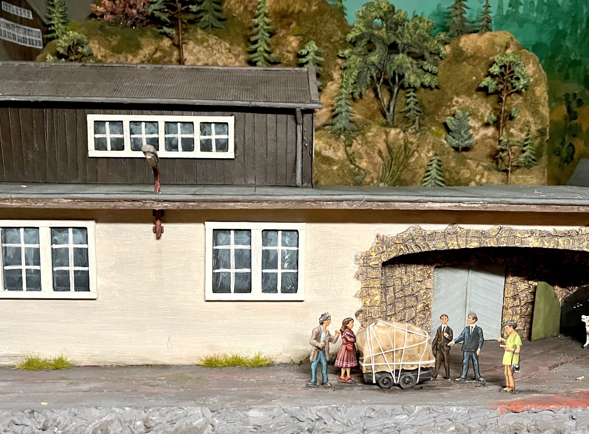 Christo verpackt den letzten Hunt nachher