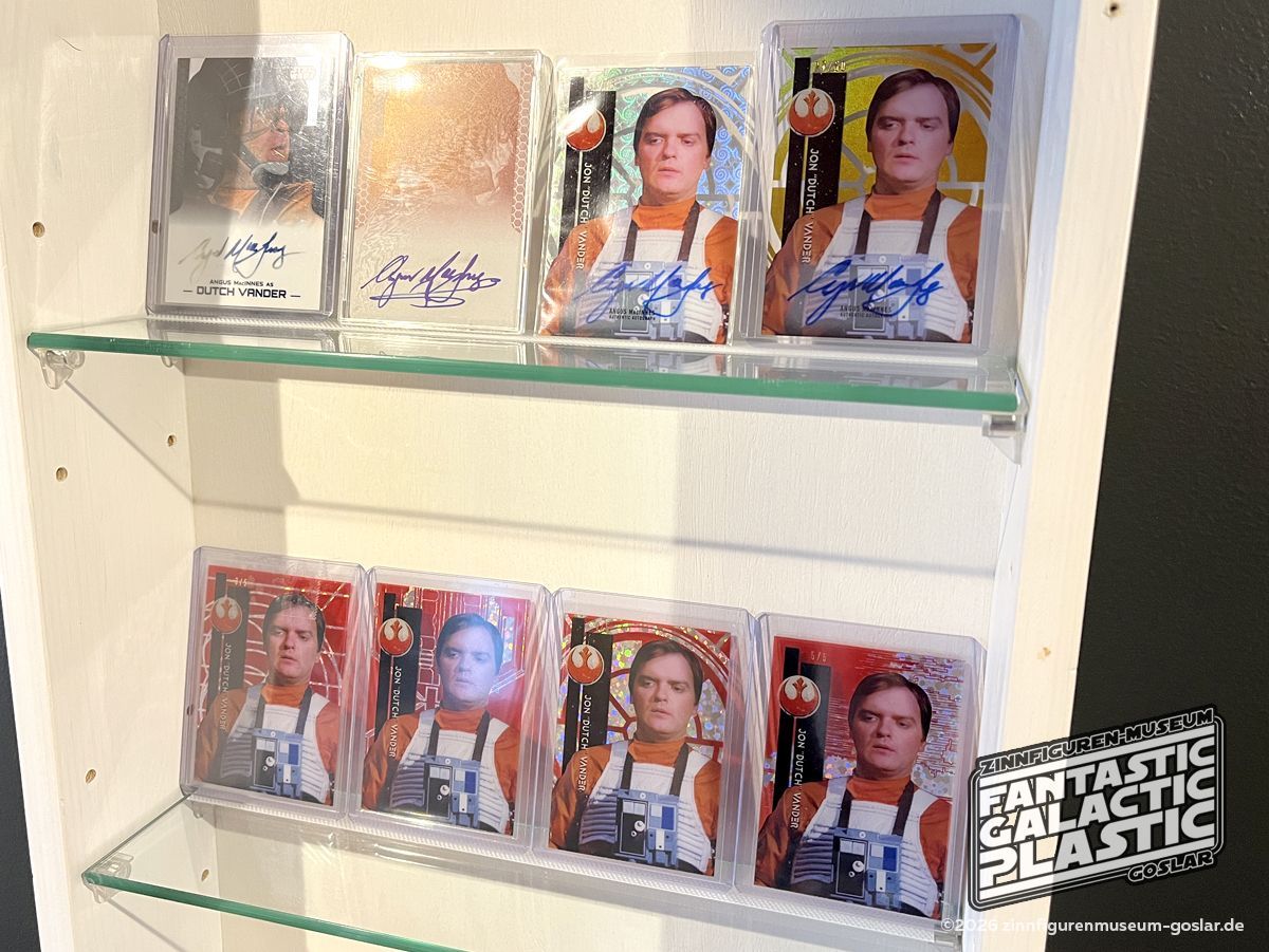 Tradingcard und die zugehörige Druckplatte (Printingplate) aus der Topps Sammelkartenserie 'Chrome Perspectives' aus dem Jahr 2014 sowie Varianten aus der Topps 'High Tek' Karten-Serie von 2015.