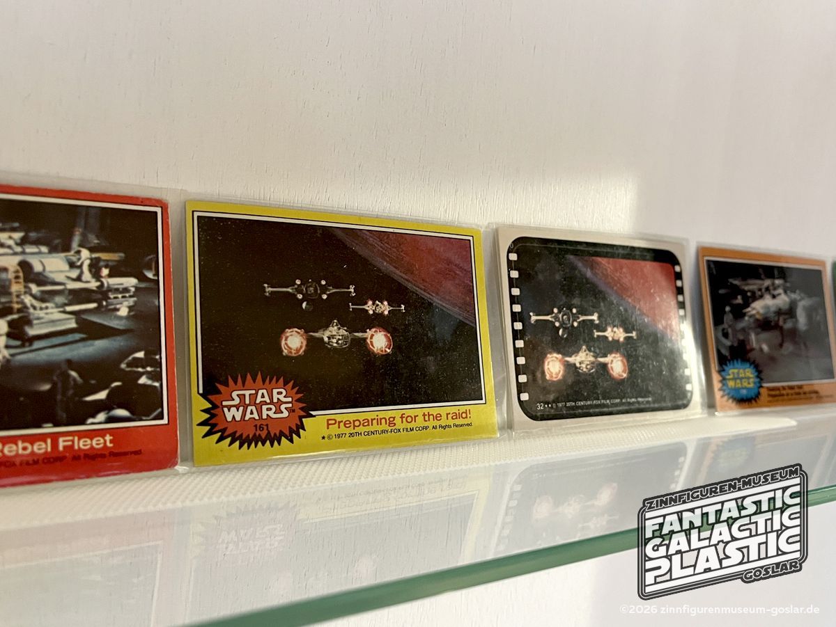 Schon bei der ersten Tadingcardsserie waren in den Tüten (Booster) unter anderem auch Sammelsticker enthalten. (1977)