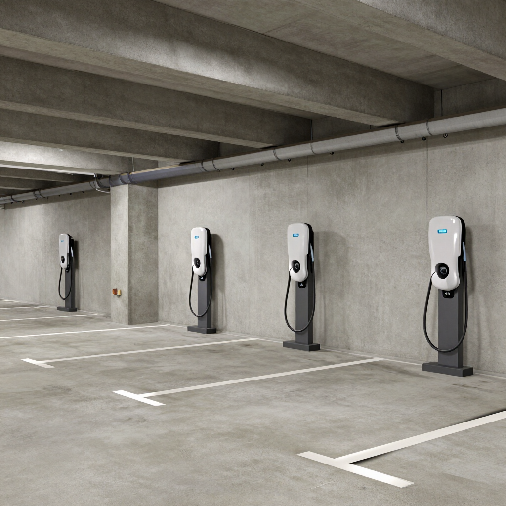 Instalación de puntos de recarga para coches eléctricos en garajes comunitarios