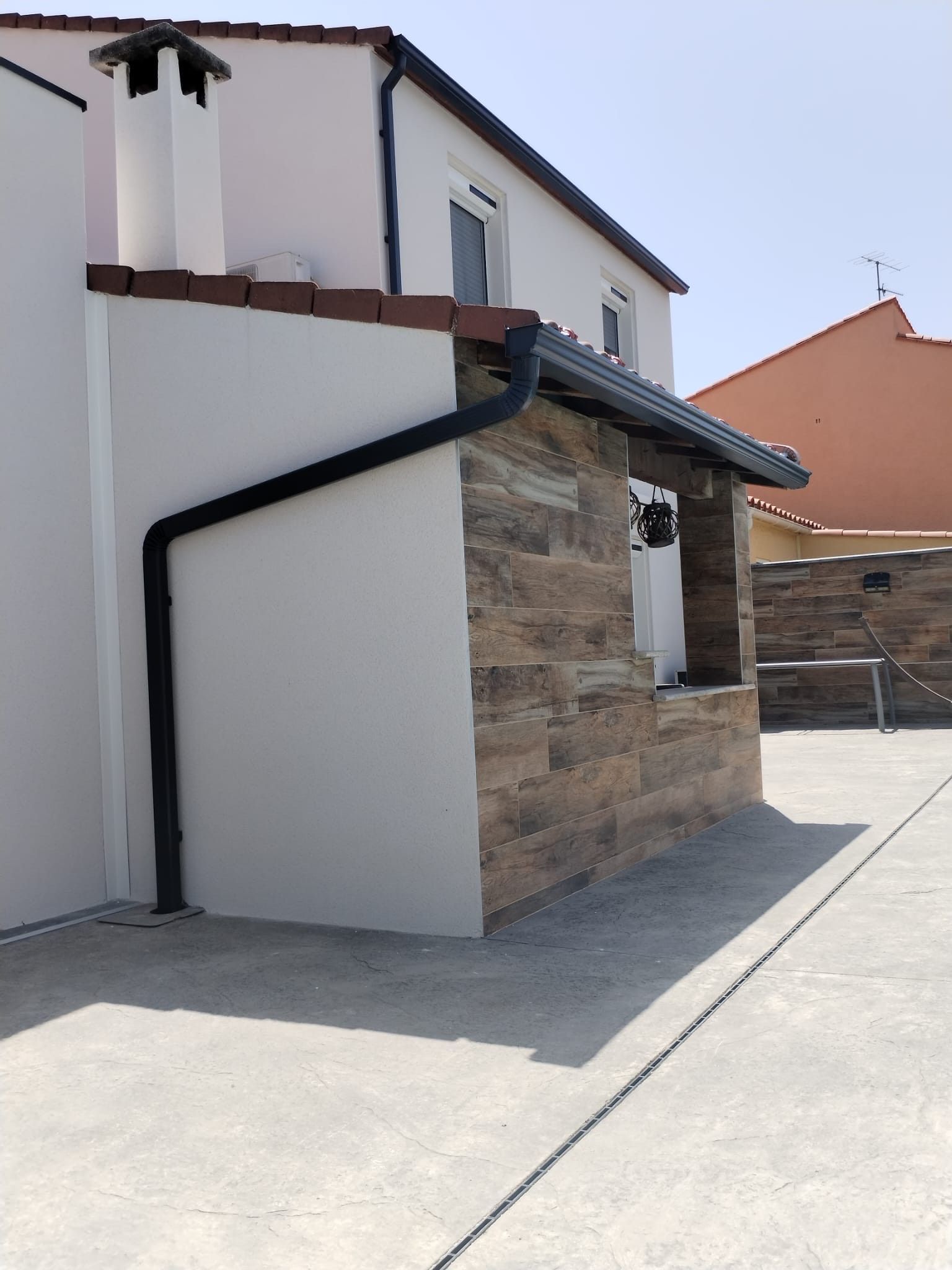 Gouttière sans joint