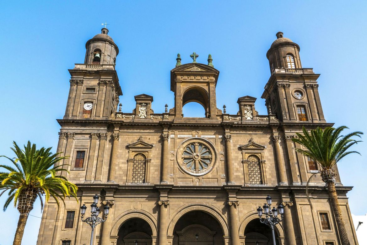 Un camino que atraviesa un bosque con montañas al fondo.