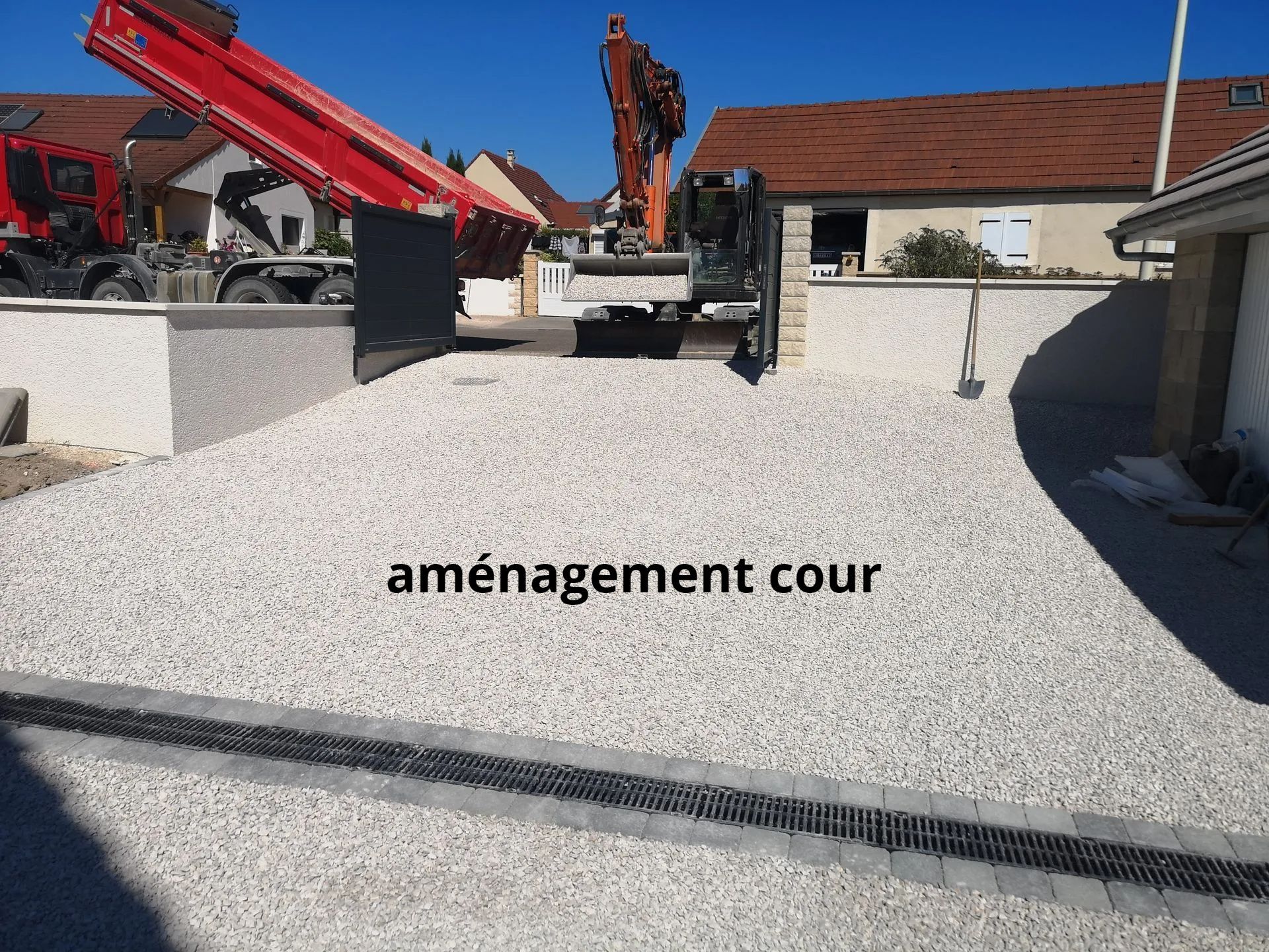 Aménagement d'une cour