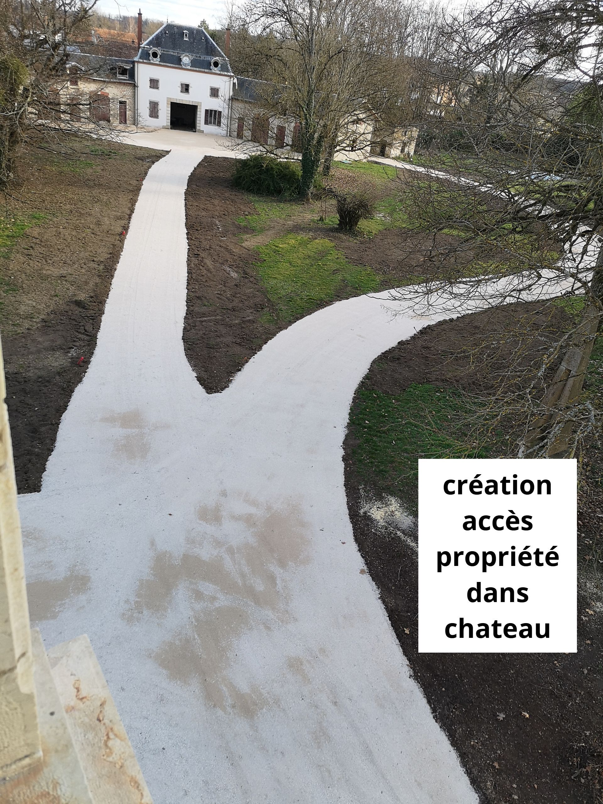 Création d'allée