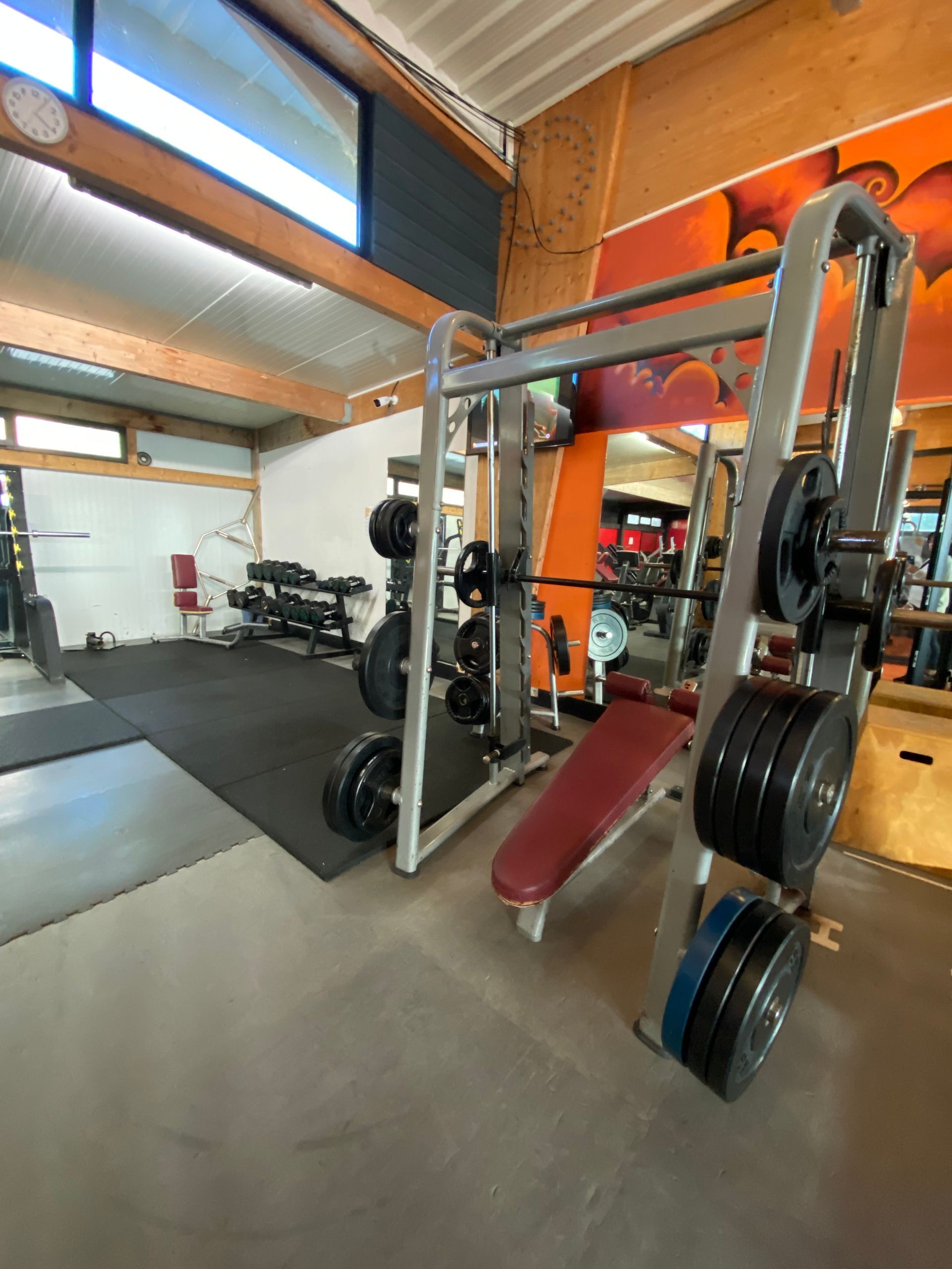 Haltères de différentes tailles