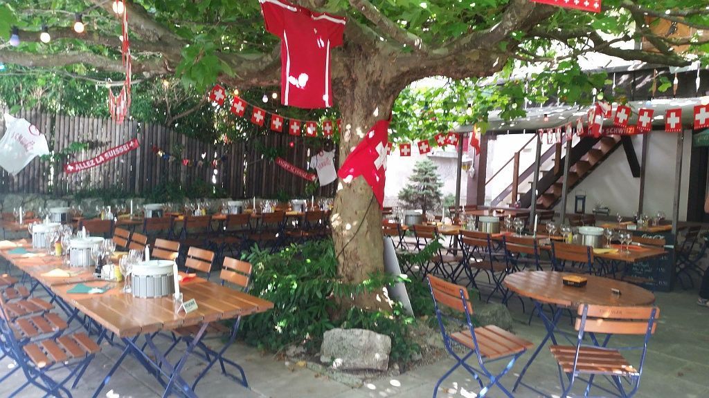 Terrasse - Rebstock restaurant - Bienne