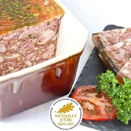 Paté de tetes avec tomate