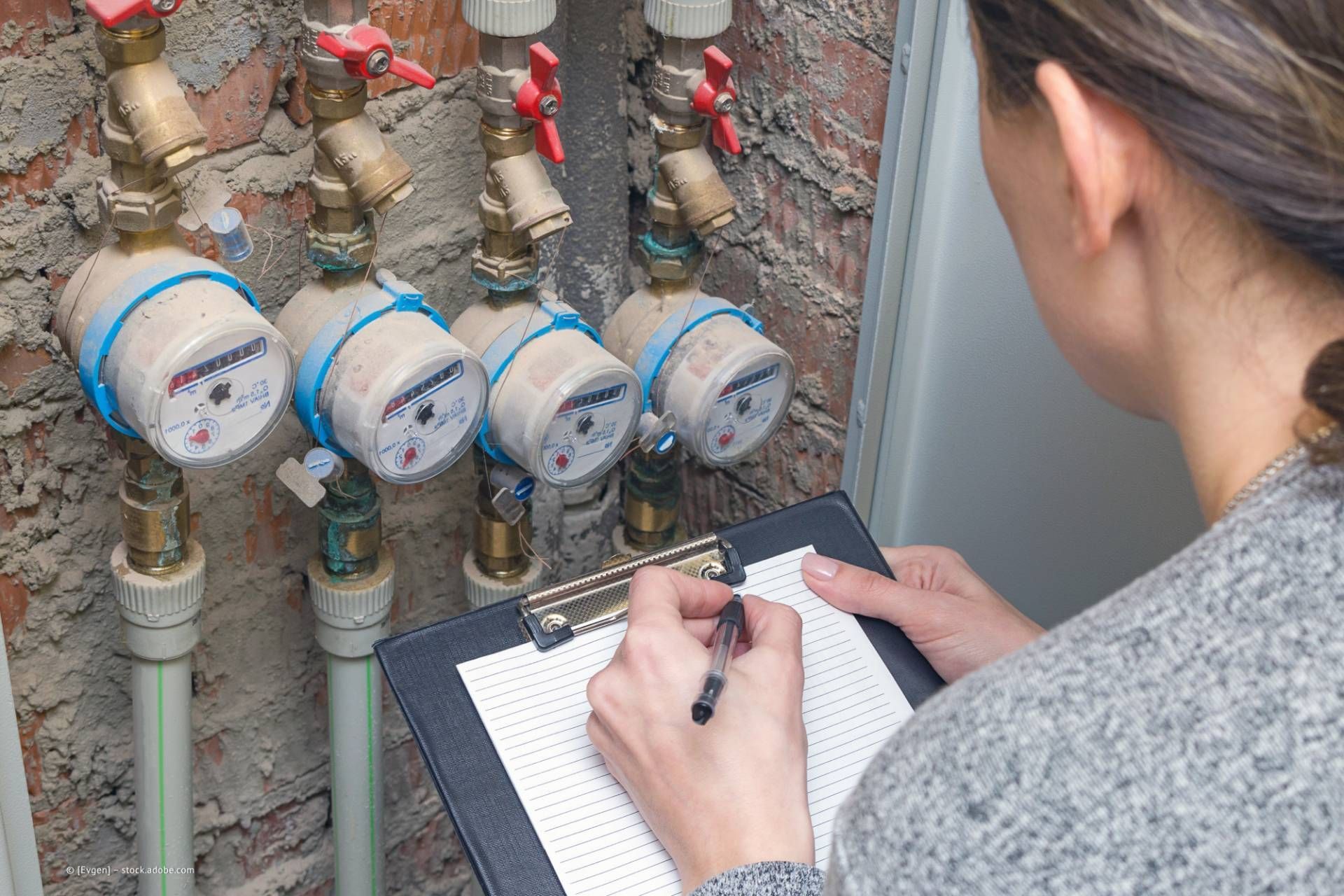 Wassersystem wird gewartet