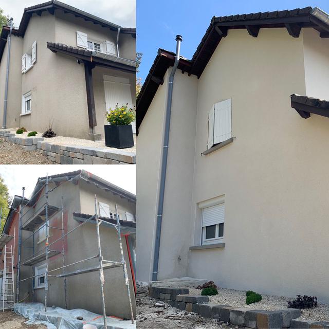 Avant/après ravalement de façades