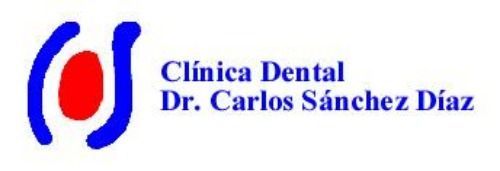 El logo del dr. clínica dental. Carlos Sánchez Díaz