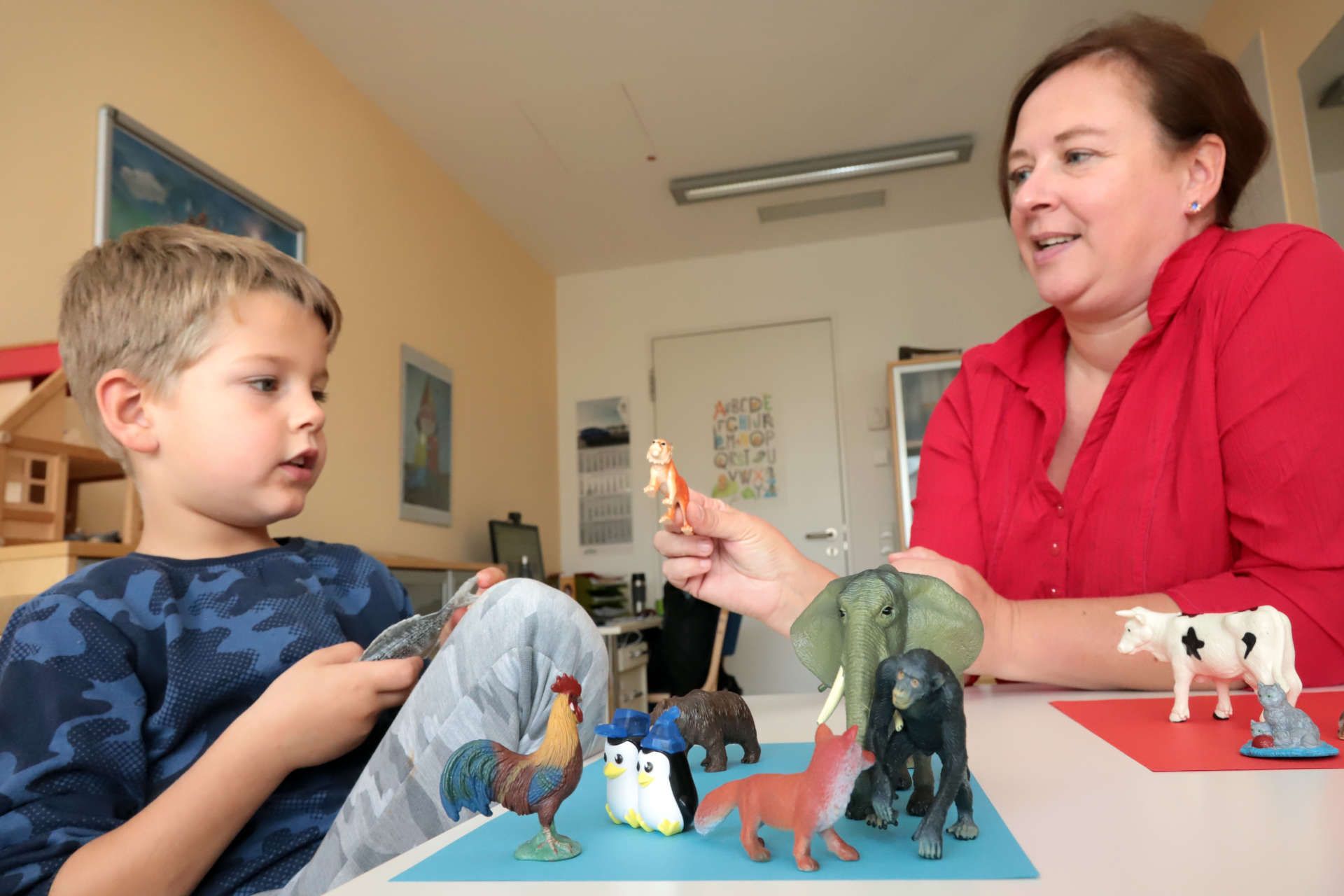 Übung bei Lese-Rechtschreib­schwäche