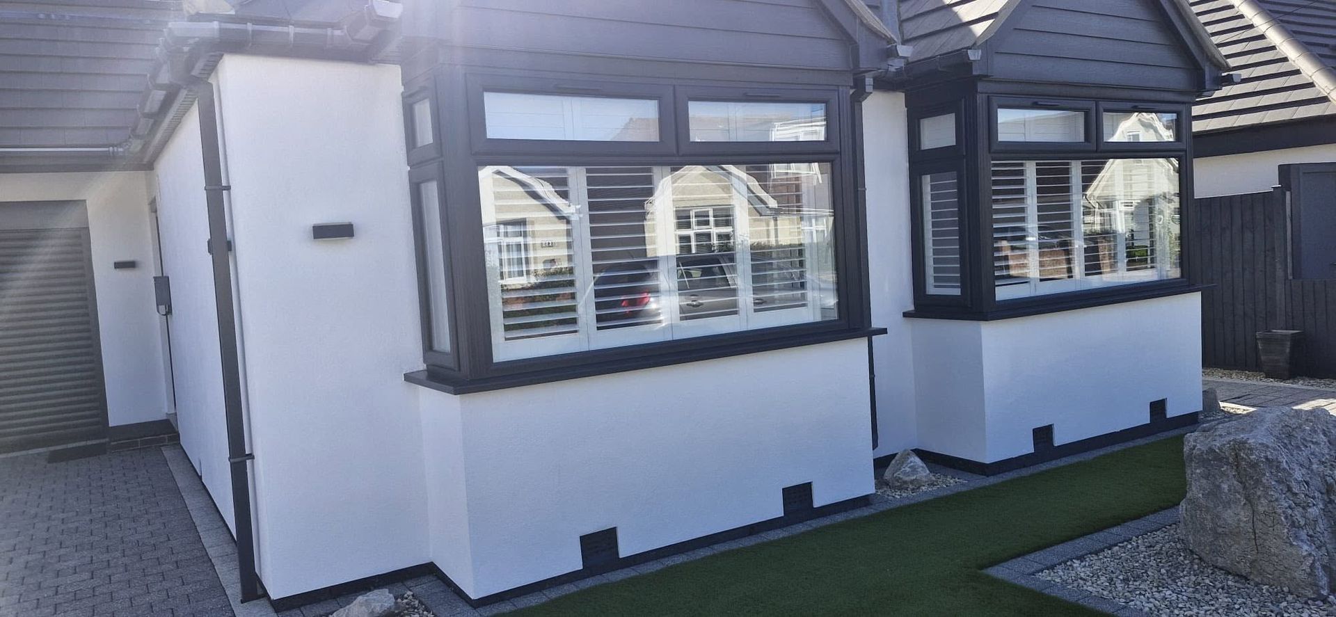 exterior house painted 