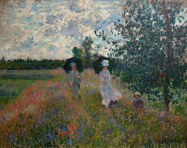 Consultations de Psychiatrie et Psychothérapie de la Joliette - Copie de Coquelicots, la promenade, 1873, Claude Monet