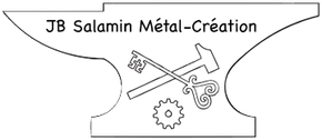 Un logo JB Salamin Métal-création