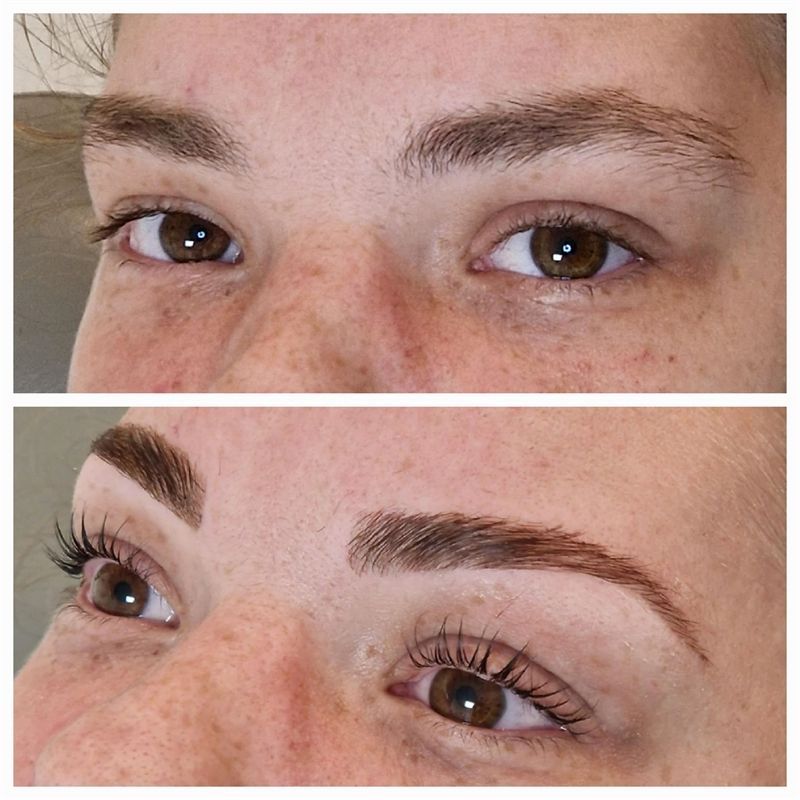 Vorher / Nachher Wimpernlifting Vorher / Nachher Wimpernlifting