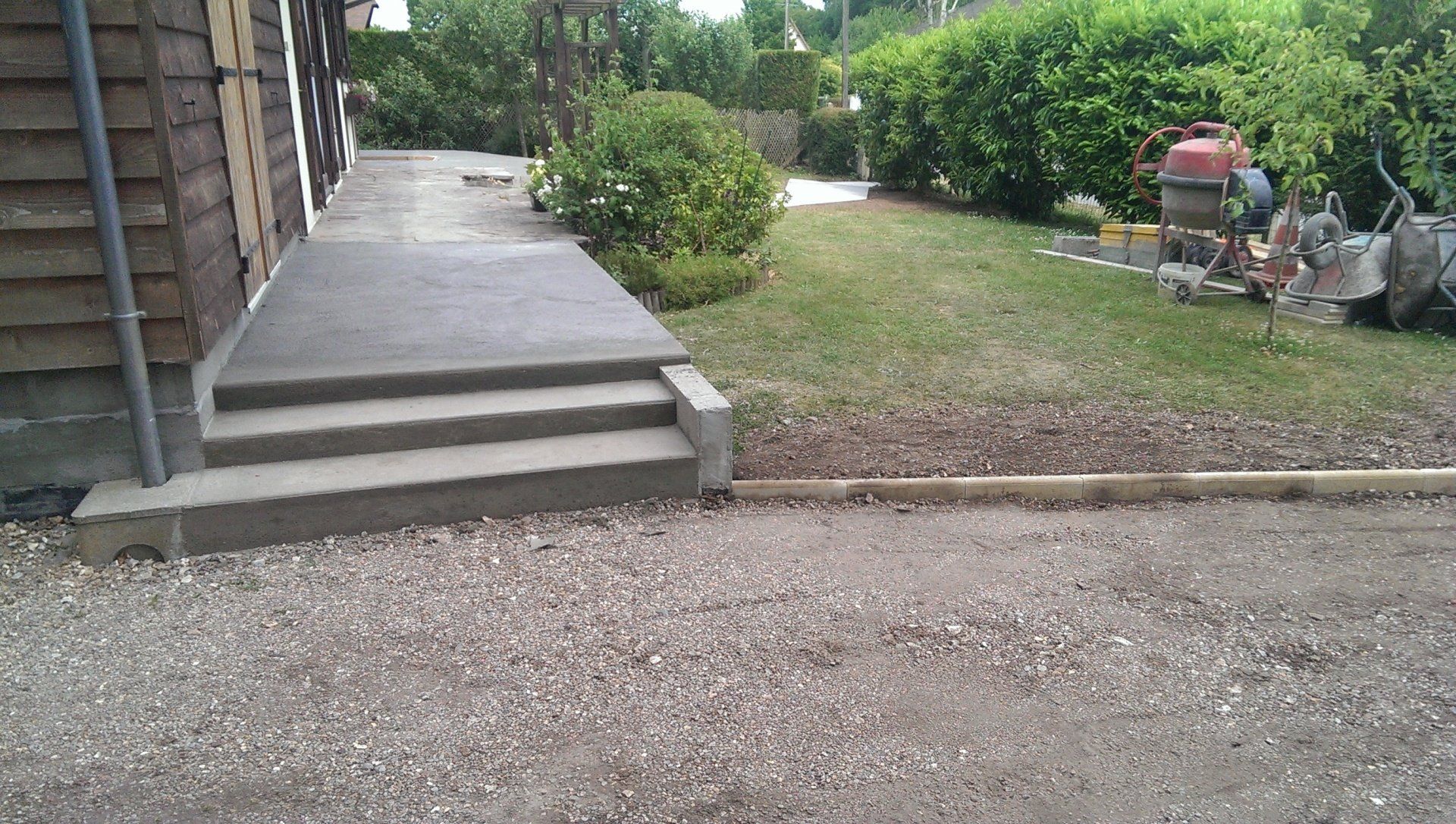 Construction d'escaliers