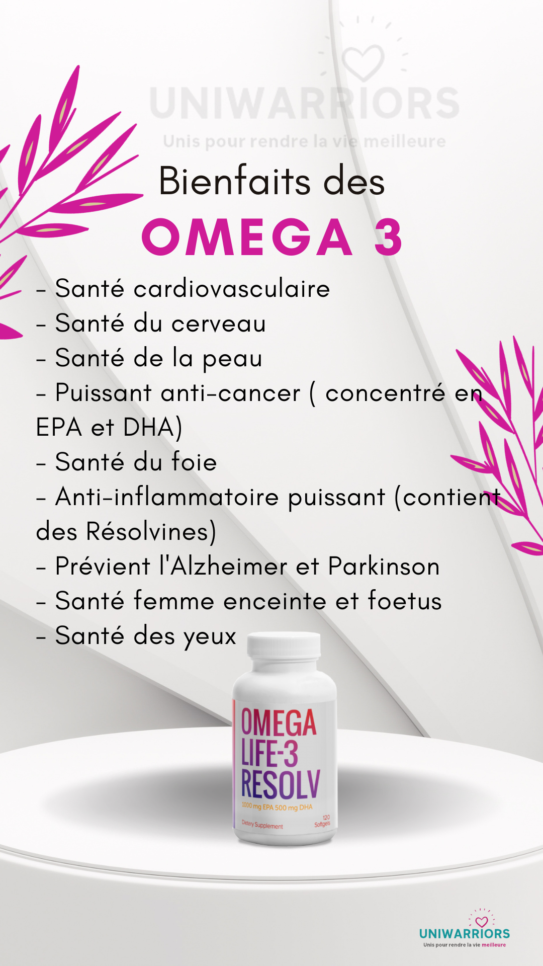 Complément alimentaire Omega 3