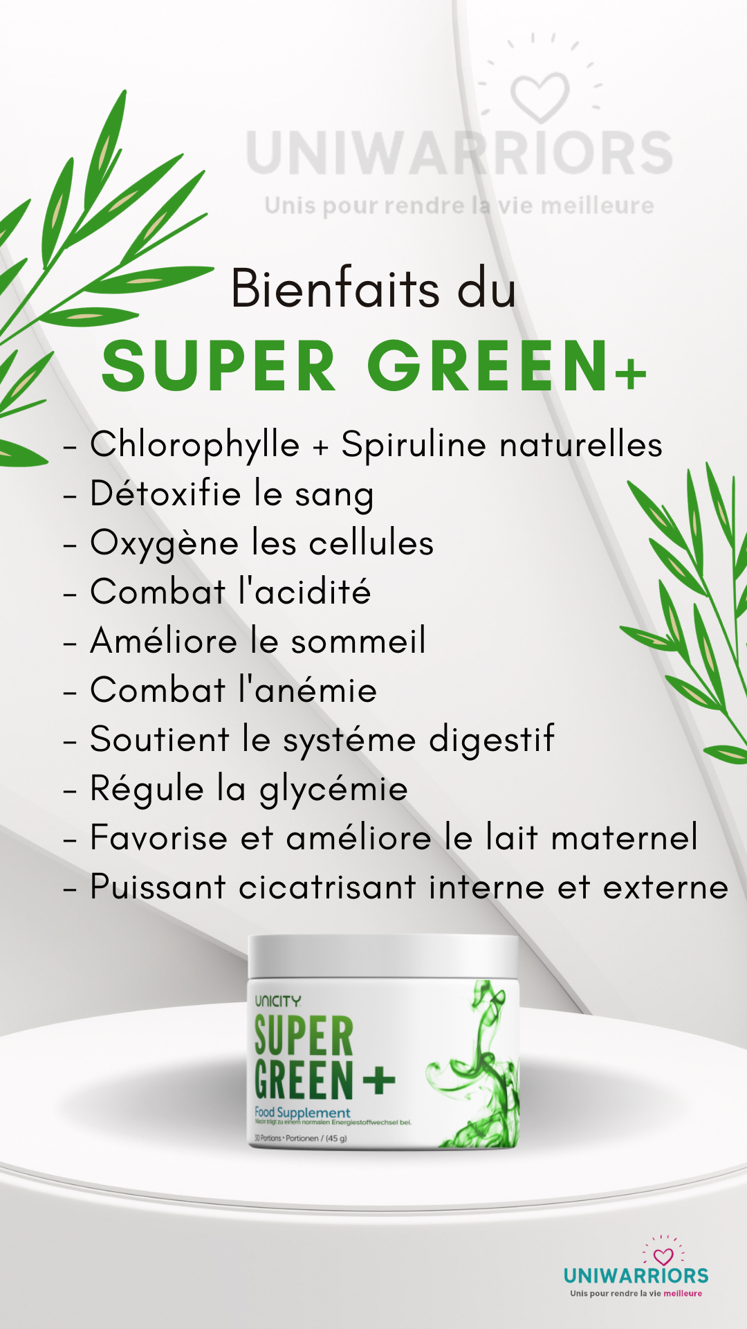 Complément alimentaire Super Green