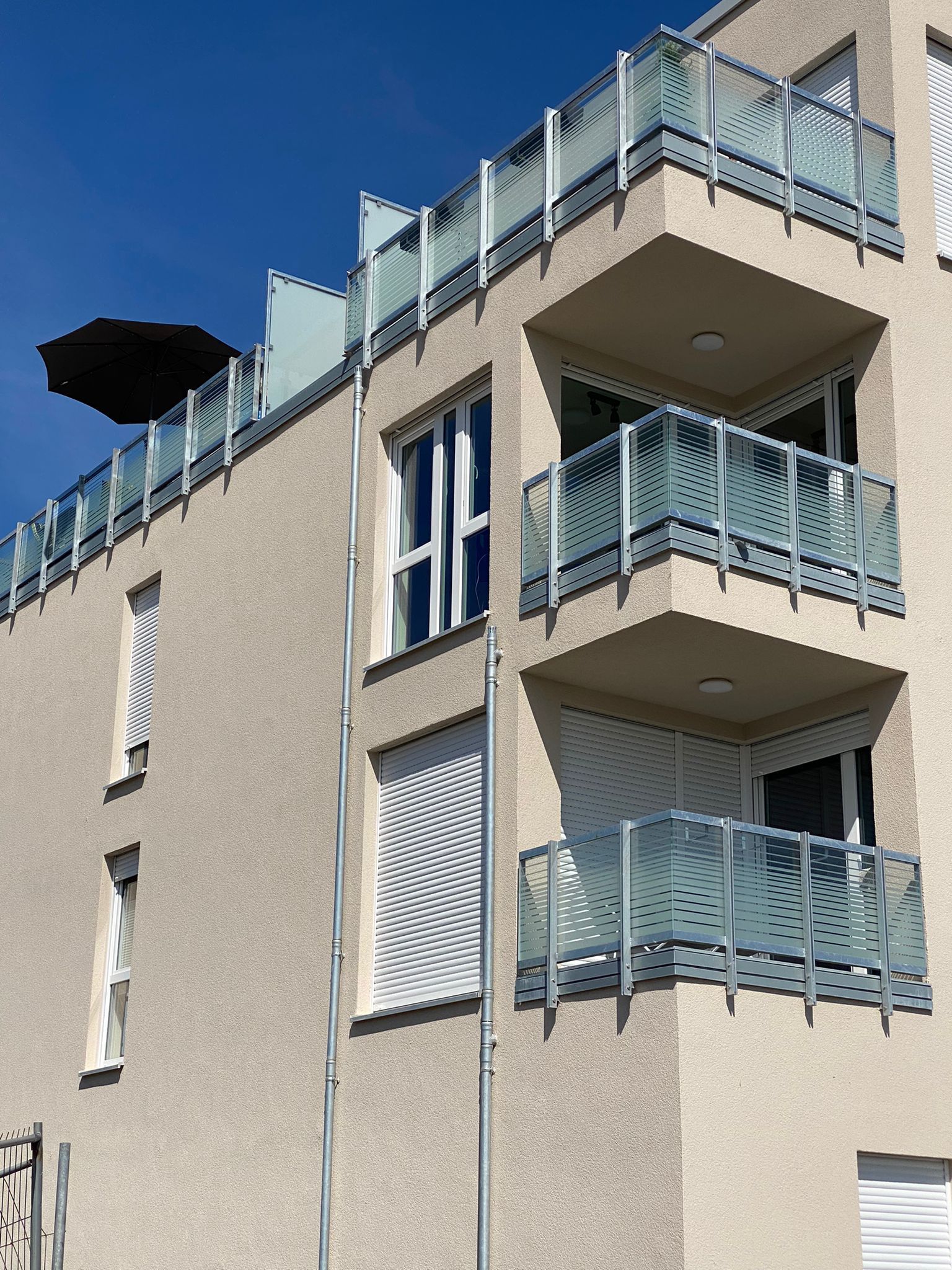 Balkone, Balkonanlagen, Geländer, Metallbau und Treppenbau in Engelskirchen bei Köln in Nordrhein-Westfalen