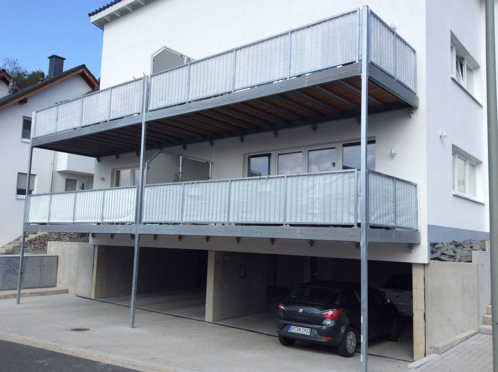 Balkone, Balkonanlagen, Geländer, Metallbau und Treppenbau in Engelskirchen bei Köln in Nordrhein-Westfalen