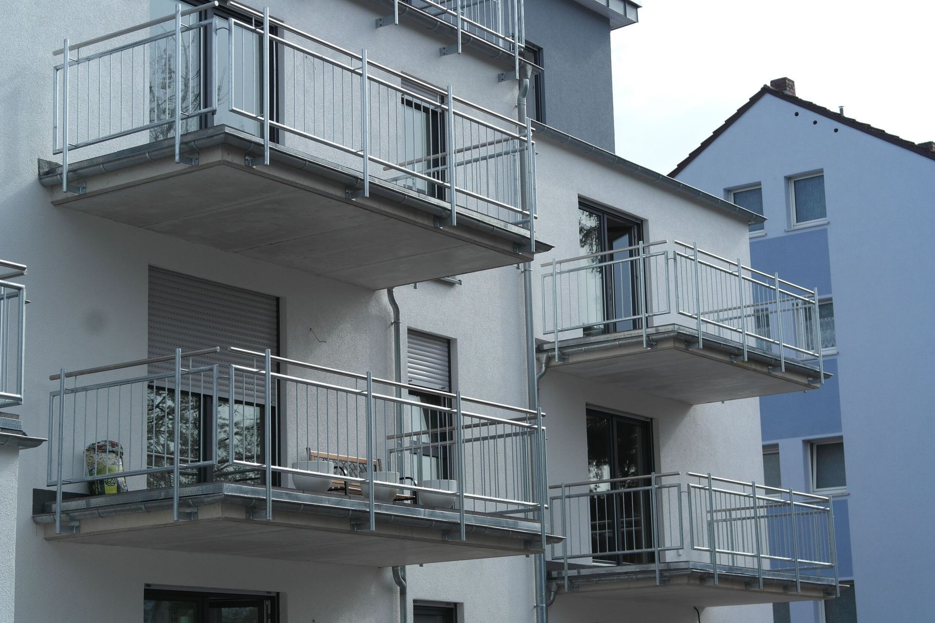 Balkone, Balkonanlagen, Geländer, Metallbau und Treppenbau in Engelskirchen bei Köln in Nordrhein-Westfalen