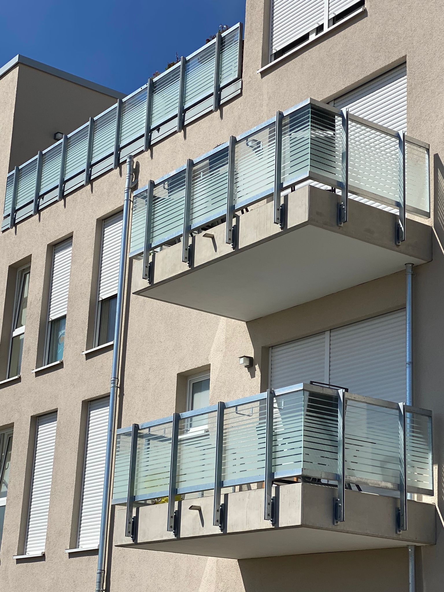 Balkone, Balkonanlagen, Geländer, Metallbau und Treppenbau in Engelskirchen bei Köln in Nordrhein-Westfalen
