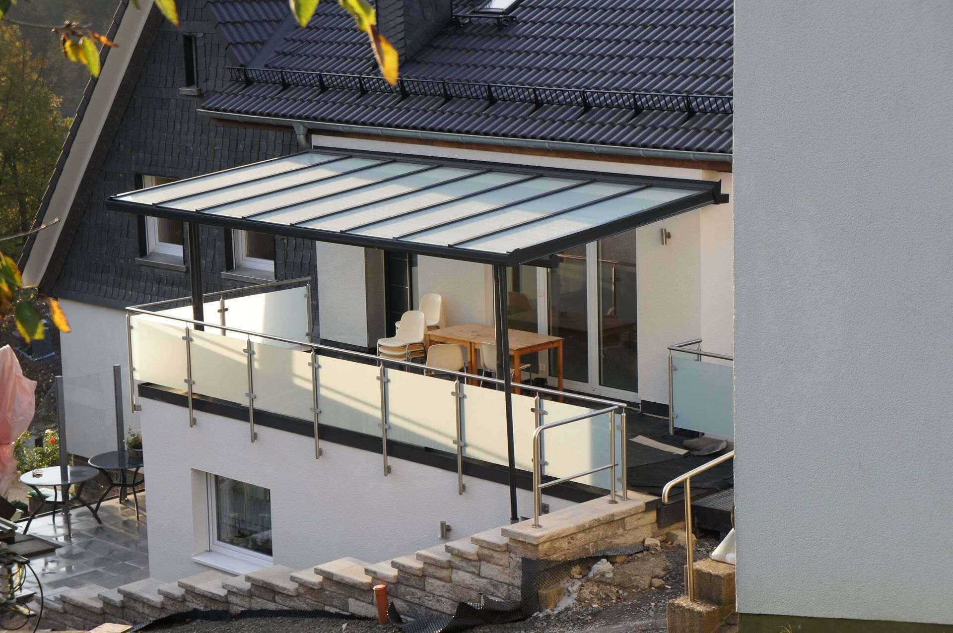 Balkone, Balkonanlagen, Geländer, Metallbau und Treppenbau in Engelskirchen bei Köln in Nordrhein-Westfalen