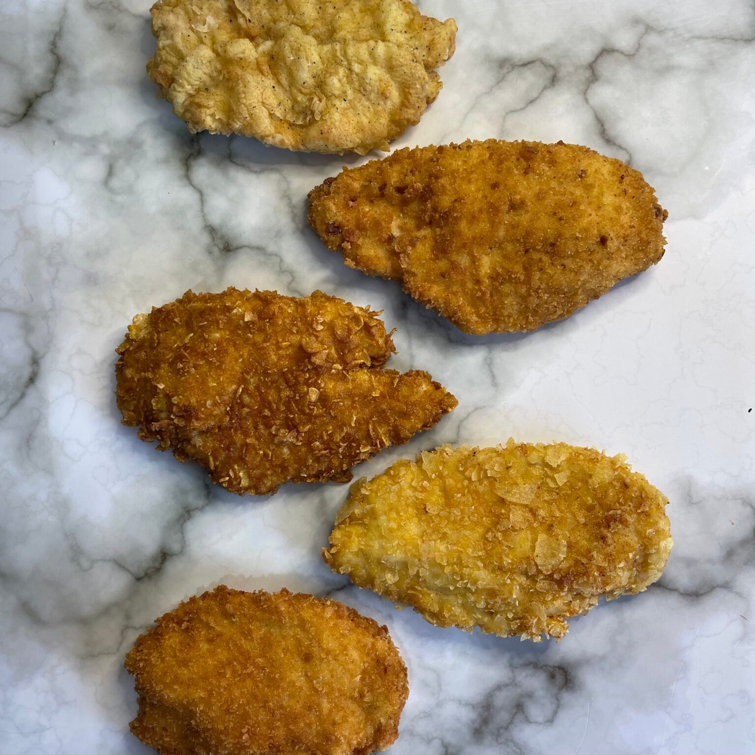 Cotoletta di pollo e le varie panature