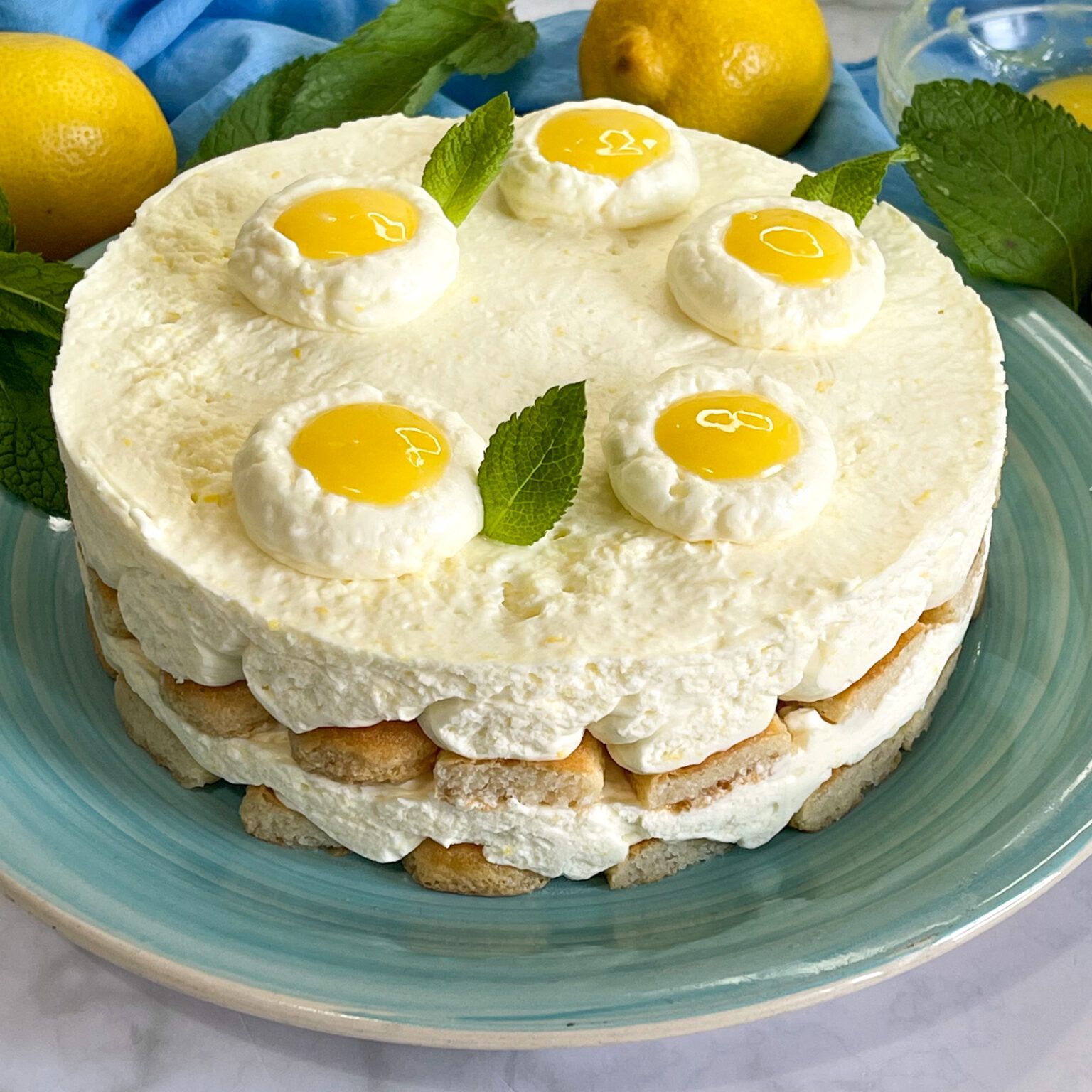 Torta tiramisù al limone