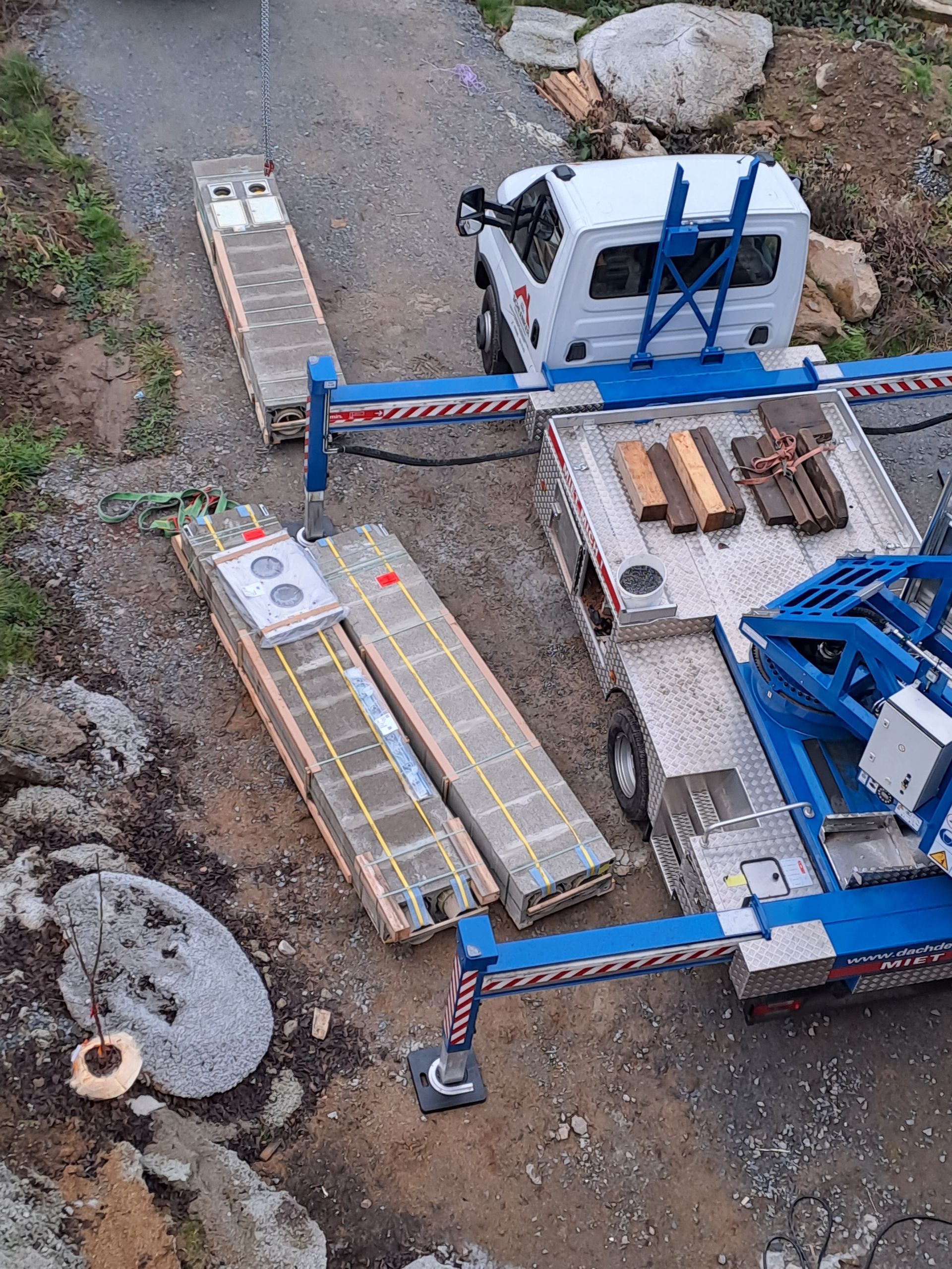 Schornsteinbau mit Schiedel Etagenschornstein