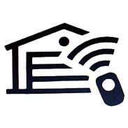 Una casa con un control remoto adjunto.