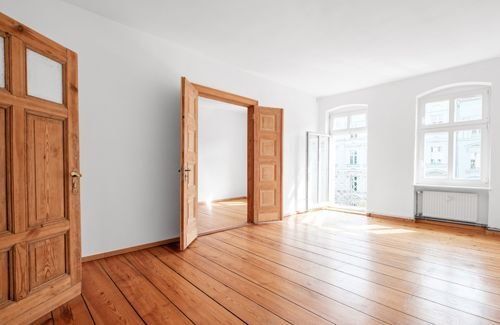 moderne Holztür von der Lüdke Bau-und Möbeltischlerei