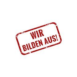 Wir bilden aus! Logo