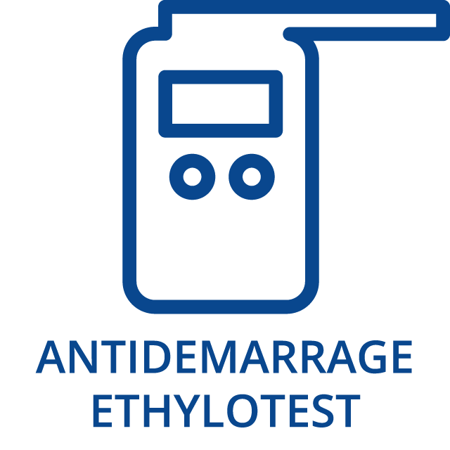 Pictogramme Antidémarrage Ethylotest