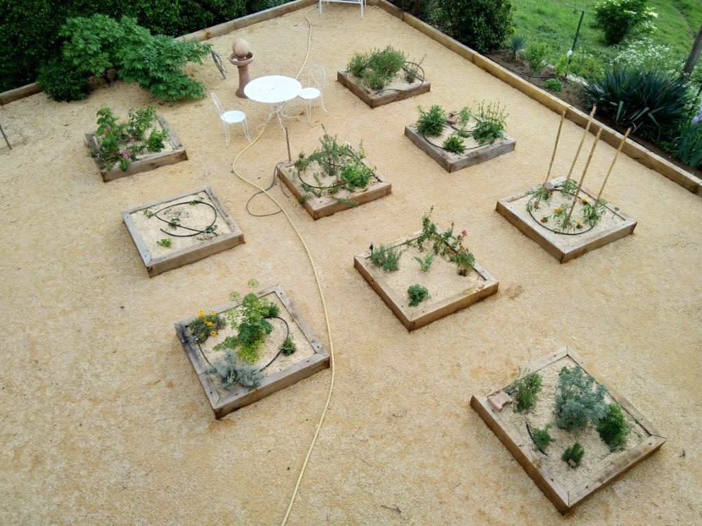 Plantation de massif