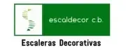 Un cartel verde que dice escaldecor cb.