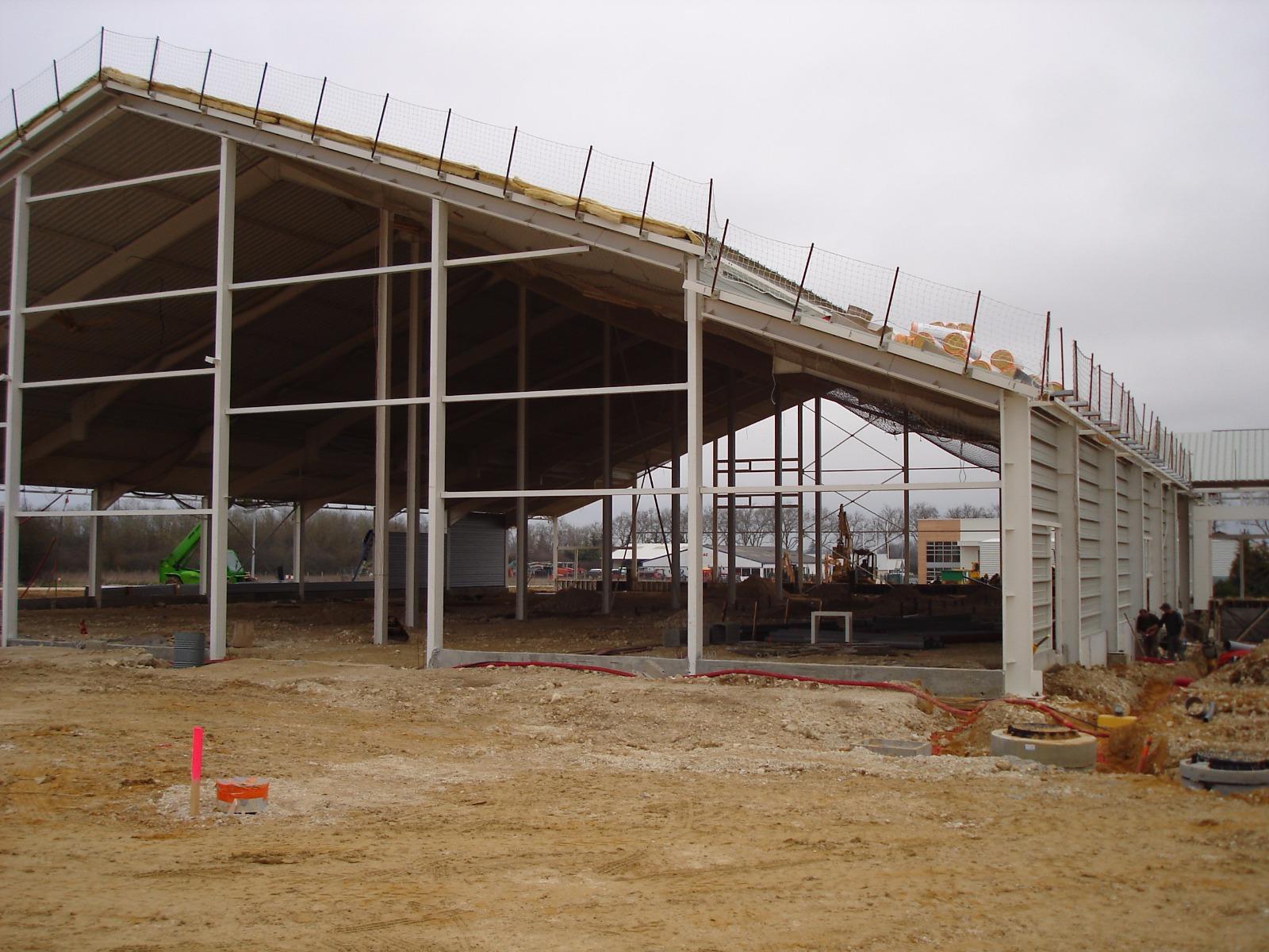 3JBAT - Grand Frais -structure en construction