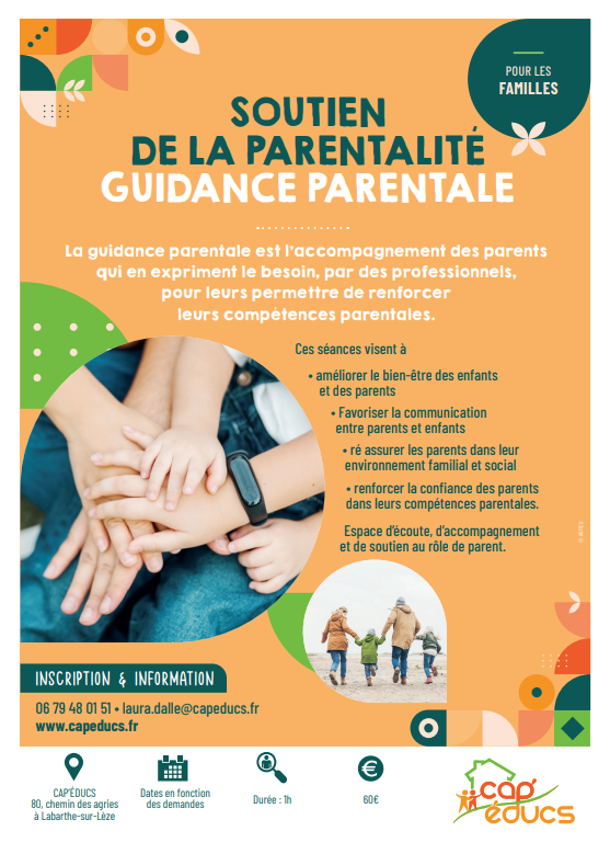 Affiche ateliers soutien parental