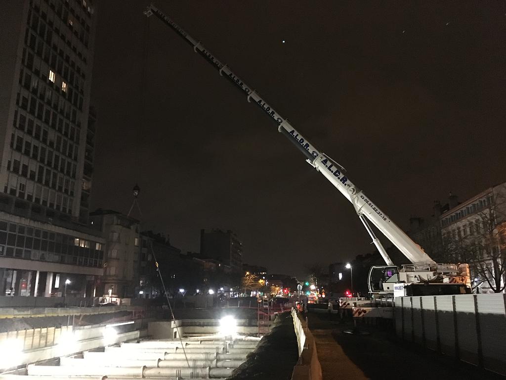 Levage poutres de 14T