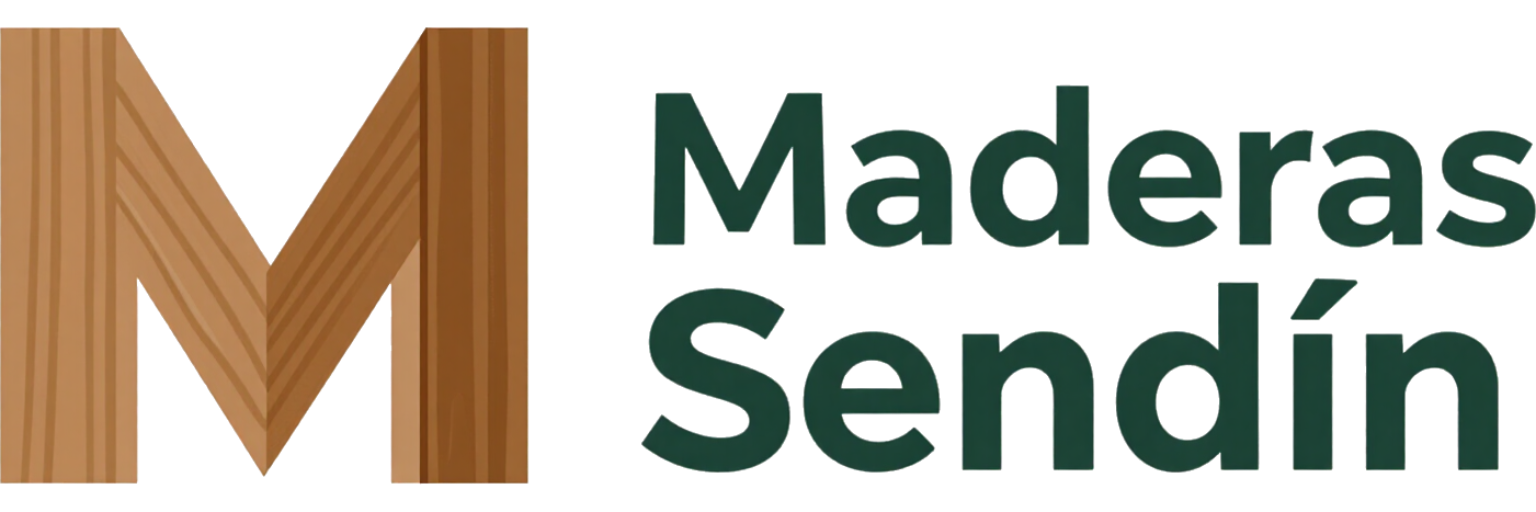 Logotipo de Maderas Sendín, carpintería de madera