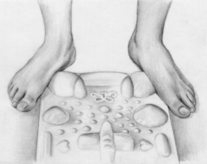 Anleitung der Reflexologie Ringier für die Fussreflexzonenmassage