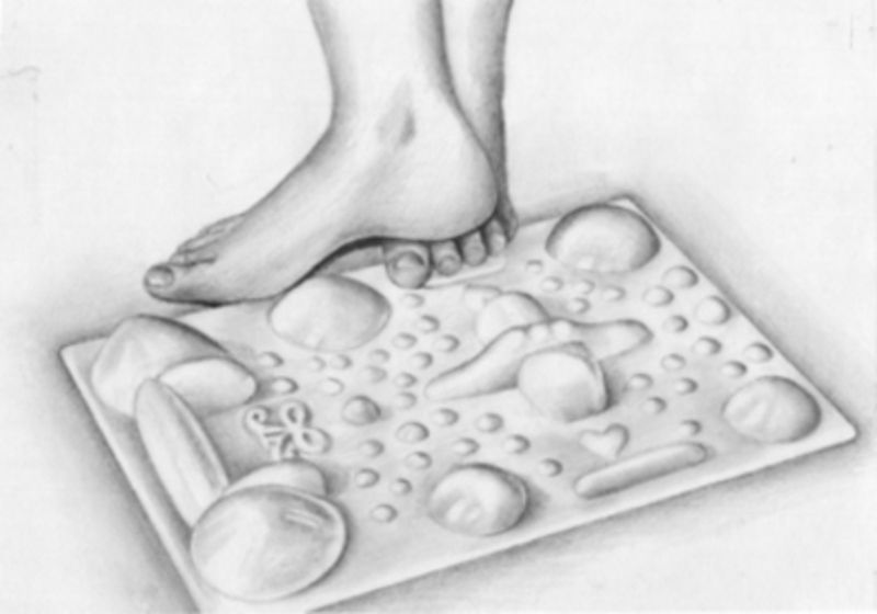 Anleitung der Reflexologie Ringier für die Fussreflexzonenmassage