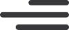 Trois lignes horizontales gris foncé, empilées.