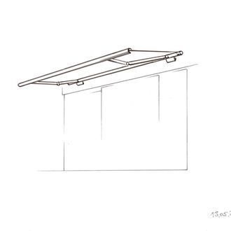 Überdachung auf einer Terrasse