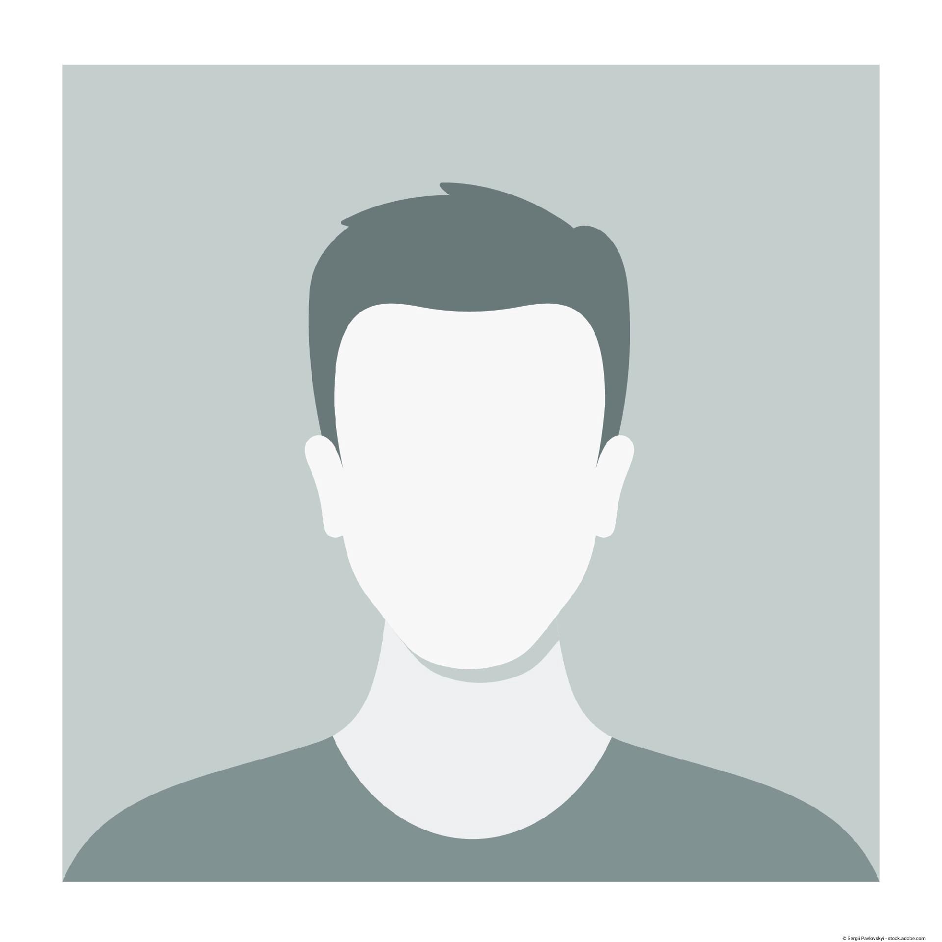 Platzhalterbild eines Mannes ohne Gesicht