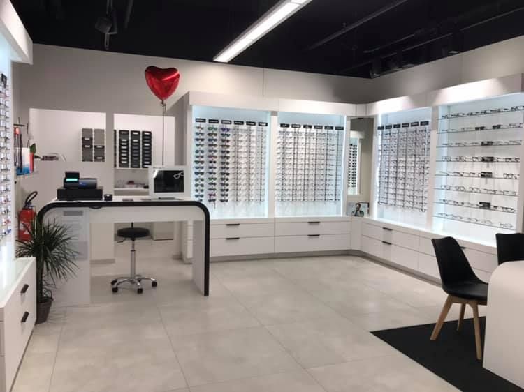 L'intérieur d'un centre optique