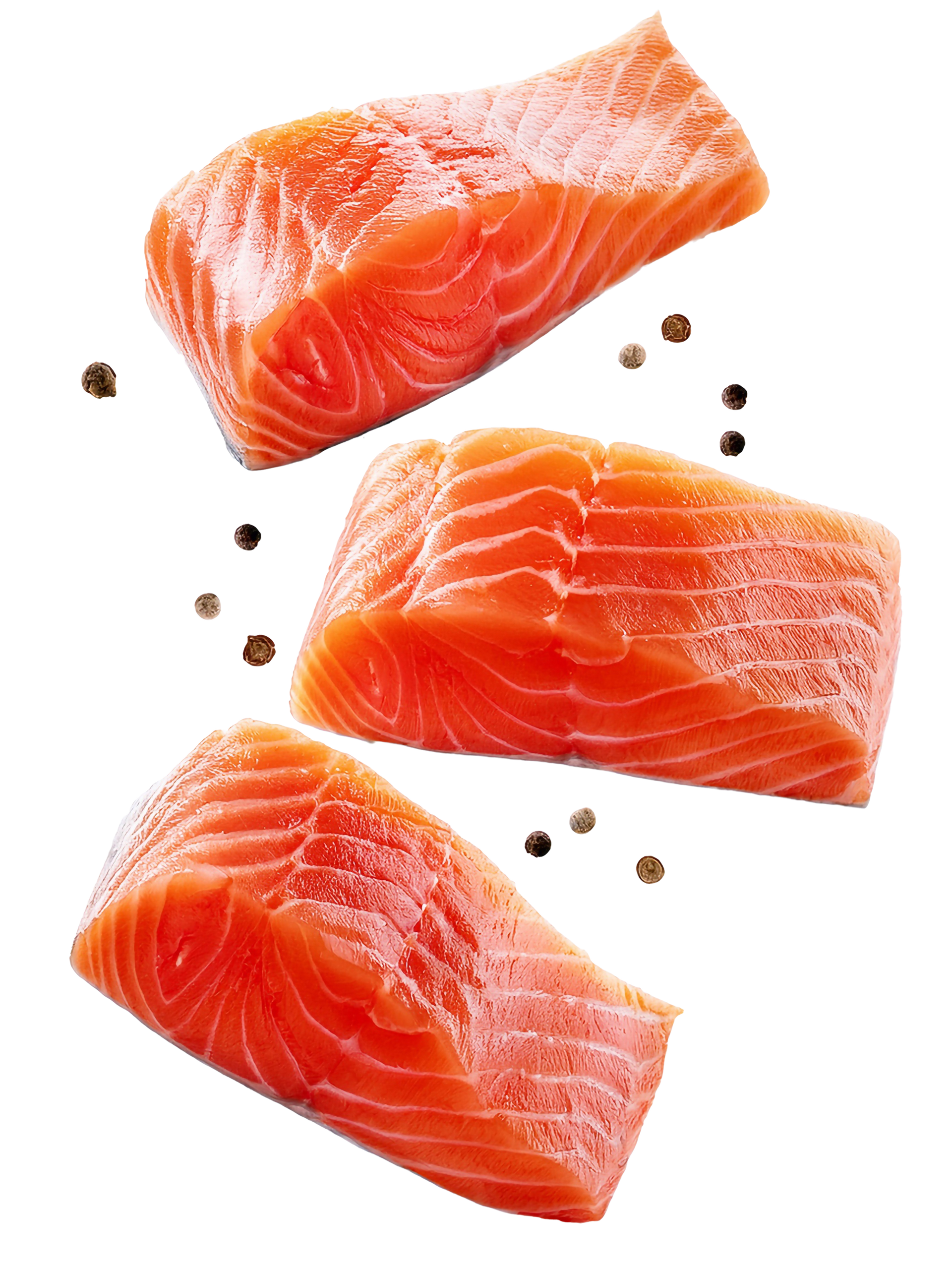 Pavés de saumon et poivre