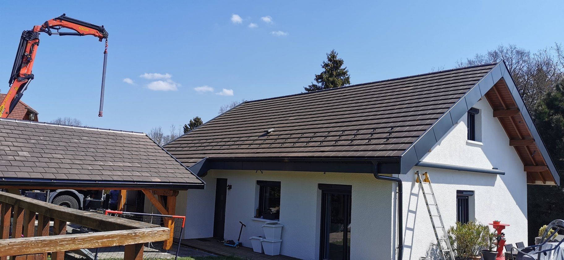 Rénovation toiture avec isolation fibre de bois cuvat