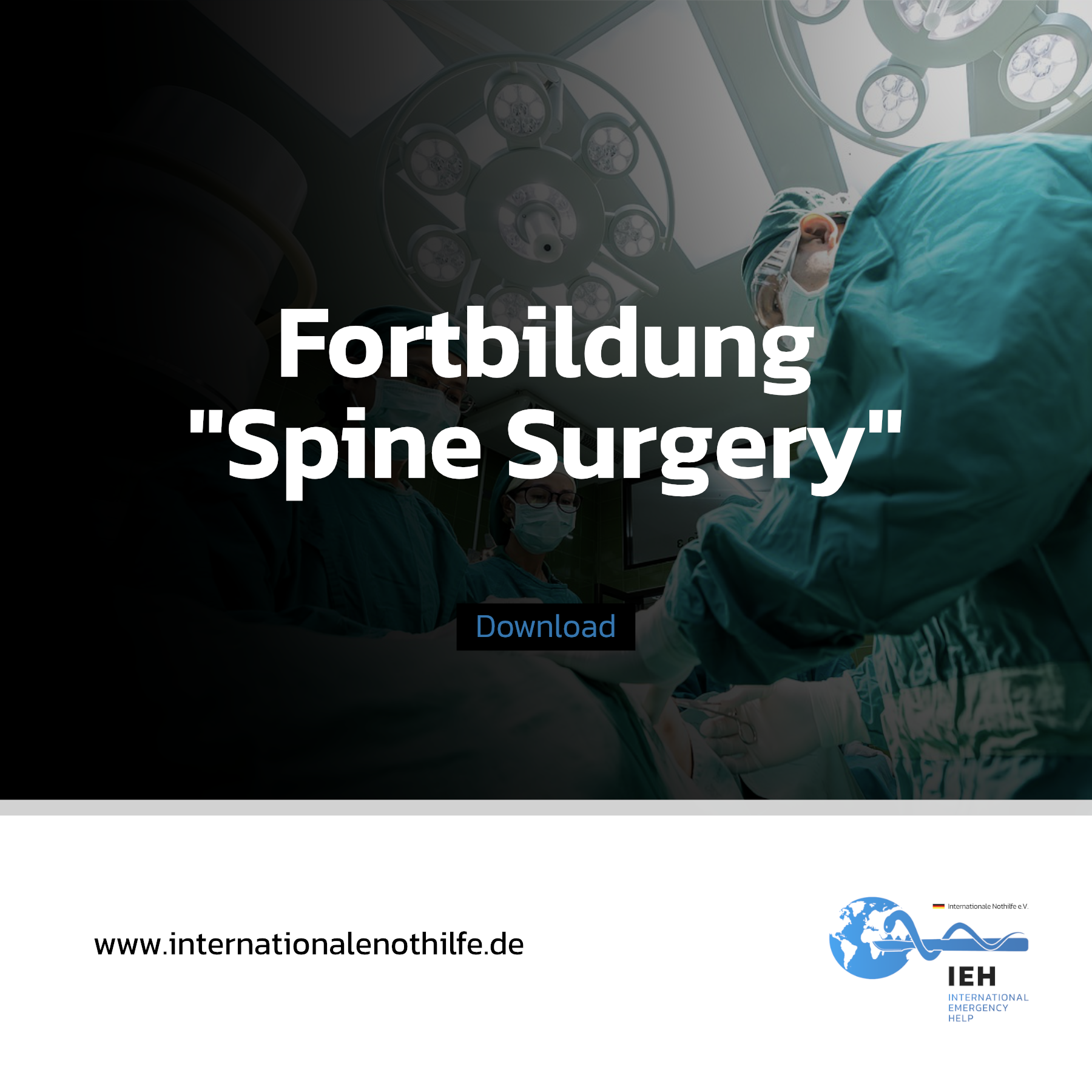 Ein Poster zur Fortbildung